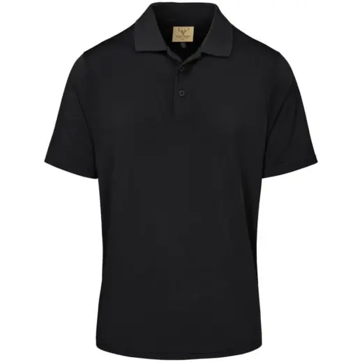 Mens Letaba Golf Shirt Black